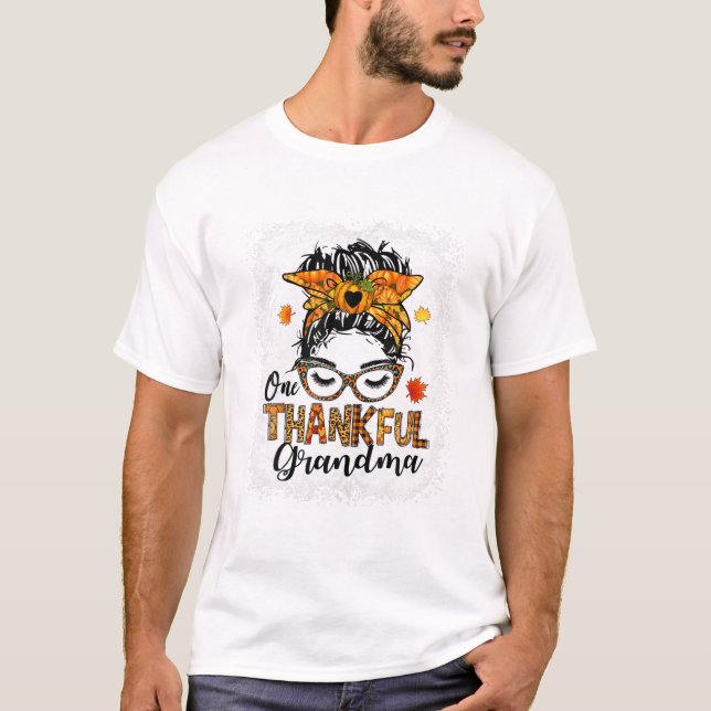 Camiseta Avó Agradecida Coque Desarrumado (Frente)