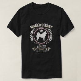 Camiseta Avó Akita, melhor avô do mundo