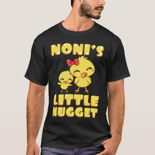 Camiseta Avó Amante de Frango da Pequena Nugget da Noni Mot