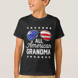 Camiseta Avó americana 4 de julho família combinando