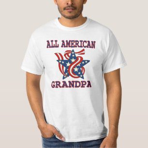 Camiseta Avô Americano Patriótico
