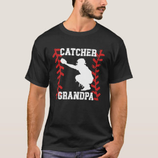 Camiseta Avô Apanhador de Beisebol Avô Apanhador de Beisebo