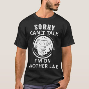 Camiseta Avô Aposentado Adorável Amante de Pesca Carrete Le