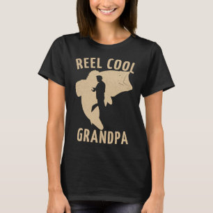 Camiseta Avô Aposentado Adorável Amante de Pesca Carreteado