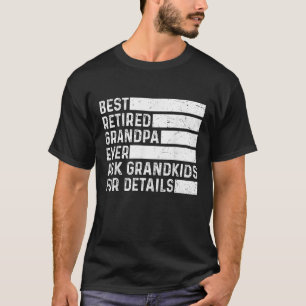 Camiseta Avô Aposentado Pede Detalhes Aos Netos