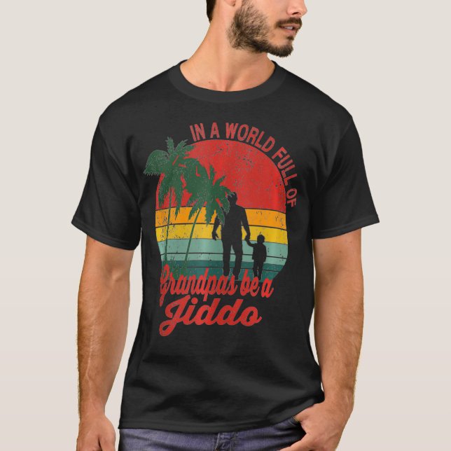 Camiseta Avô árabe Jiddo Avô árabe Avô árabe Da pai (Frente)