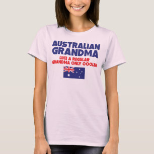 Camiseta Avó australiana como um Coo regular da avó somen