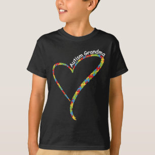 Camiseta Avó Autismo Conscientização do Autismo Peça do Que