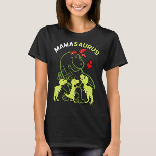 Camiseta Avó Avó 4 Crianças Dia de as mães Dinossauro