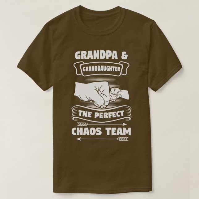 Camiseta Avô Avô, Avô, Um Presente Perfeito Da Equipe Do Ca (Frente do Design)