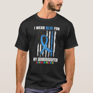 Camiseta Avó Avô Azul Para Netos Autismo Conscient