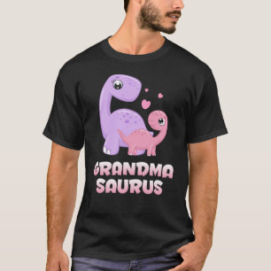 Camiseta Avó Avô Dinossaur Namorada Dino