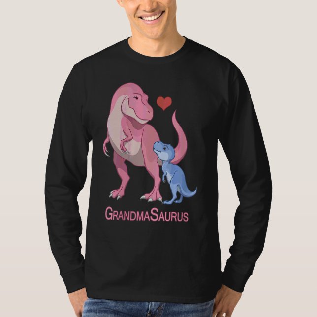 Camiseta Avô Avó e Bebê Rex Dinossauros (Frente)