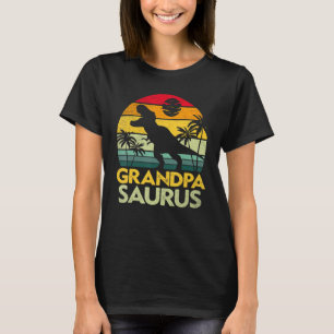 Camiseta Avô, Avô, família Saurus, Dinossauro Rex Dinossaur
