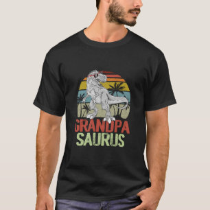 Camiseta Avô, Avô, família Saurus, Dinossauro Rex Dinossaur