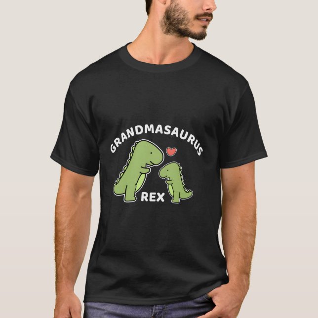 Camiseta Avó Avô Vovmasauro Rex (Frente)