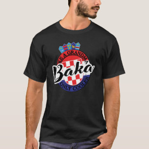 Camiseta Avó Baka na Croácia croata
