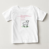 Avô Baptism Lâmpada Rosa Personalizada
