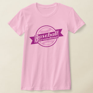 Camiseta Avó Baseball com Nome e Número Impressão