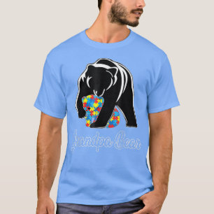 Camiseta Avô Bear Autismo Sensibilização 965