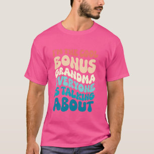 Camiseta Avó Bonus Vovó Engraçado