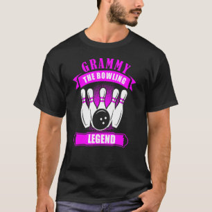 Camiseta Avó Bowlers Dez Pinos GRAMMY Legenda Boliche