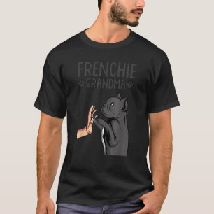 Camiseta Avó Bulldog Francês Frenchie Amante de Cães Roupas