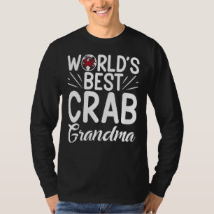 Camiseta Avó Caranguejo Mundos Melhor Avó Caranguejo