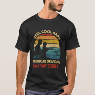 Camiseta Avô Carretel Como Avô Regular Somente Maneira Er