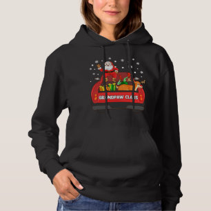 Camiseta Avô Claus Red Truck Papais noeis Reindeer Elf