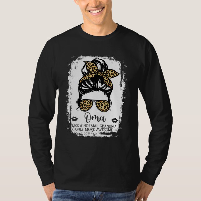 Camiseta Avó como uma avó normal só que mulheres mais incrí (Frente)