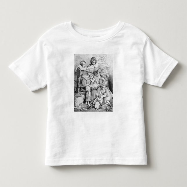 Camiseta Avó contando uma história para ela (Frente)