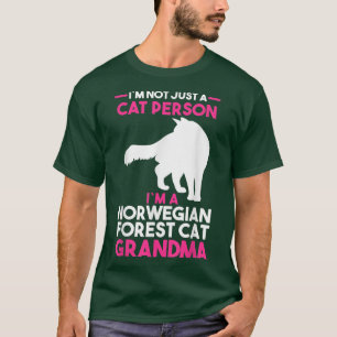 Camiseta Avó da Avó da Floresta Norueguesa Vovó 
