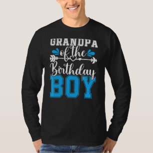 Camiseta Avô Da Celebração Do Amor Da Família Birthday Boy