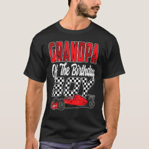 Camiseta Avô Da Corrida De Carro Do Aniversário Fórmula Rac