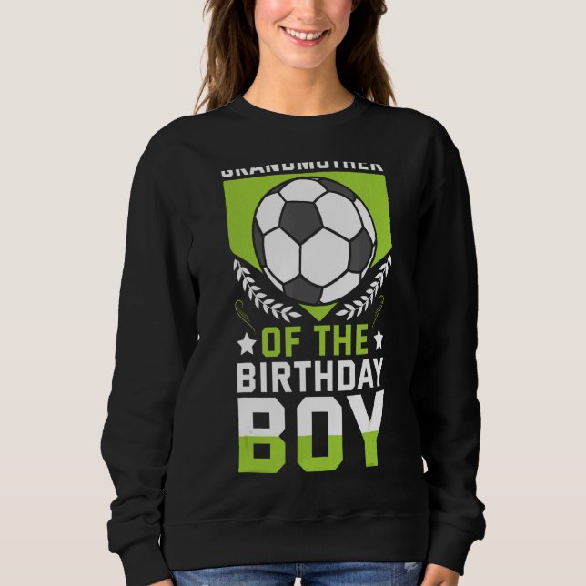 Camiseta Avó Da Equipe De Jogadores De Futebol Do Aniversár (Frente)