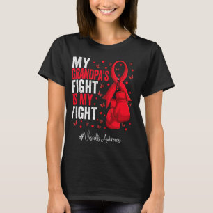 Camiseta Avô da Faixa Vermelha Vasculite Sensibilização