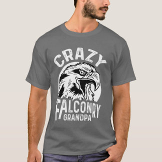 Camiseta Avô da Falcoaria Louco Presente de Biólogo da Vida