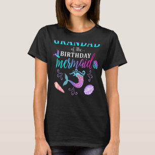 Camiseta Avô Da Família Aniversário De Sereia Correspondent