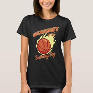 Camiseta Avô Da Família B De Basquete Birthday Boy