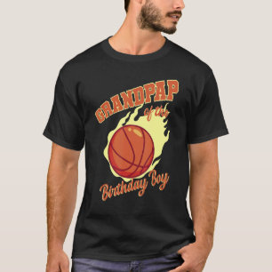 Camiseta Avô Da Família Birthday Boy Basball Bda