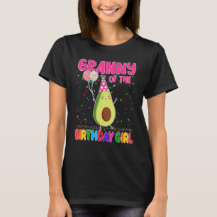 Camiseta Avó Da Família Temática Avocados