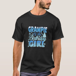 Camiseta Avô da Menina do Aniversário Tapete Temático de Fl