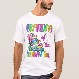 Camiseta Avô da menina que faz aniversário