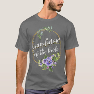 Camiseta Avó Da Noiva Casamento Chuveiro Nupcial Avó