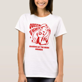 Camiseta Avó da Noiva Rainha de Copas