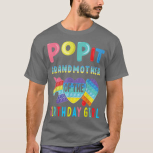 Camiseta avó da Pop de aniversariante It Unicorn Bi