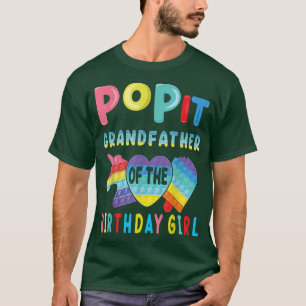 Camiseta avô da Pop de Birthday Rapariga It Unicorn Bi