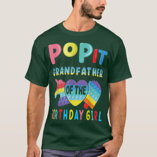 Camiseta avô da Pop de Birthday Rapariga It Unicorn Bi