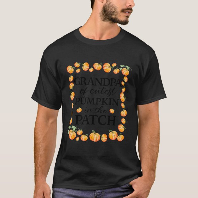 Camiseta Avô Da Pumpkin Mais Pobre No Patch Cai 1S (Frente)